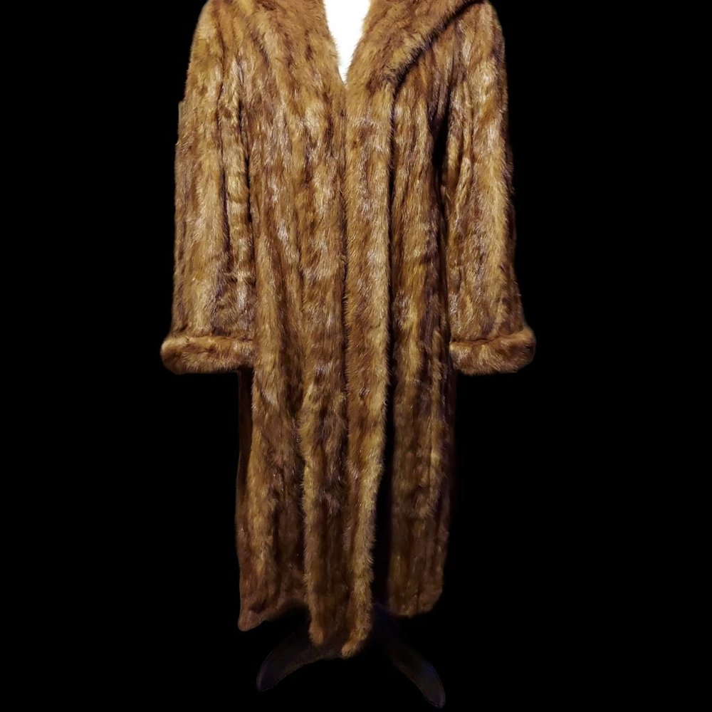 Vintage Famous Barr Co. Full Length Mink Coat FABULOUS!